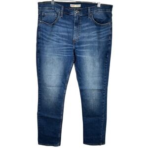 Levi Strauss Signature Men's Slim Fit Blue Wash Denim Jeans Size 36x32